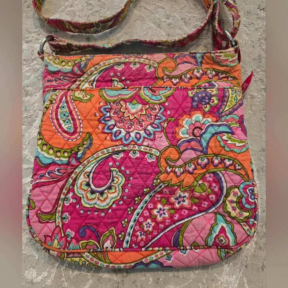 Vera Bradley Floral Pink Crossbody Bag